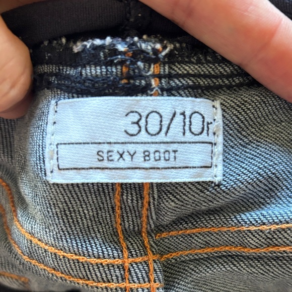 GAP Dark Blue Flare Maternity Jeans - Picture 2 of 4